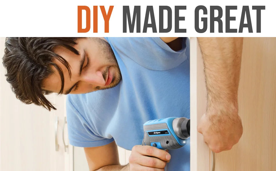 Hi-Spec Pink 3.6V Electric Screwdriver Rechargable Cordless Screwdriver Small Screw Gun USB Charge Powerful Electric Screwdriver