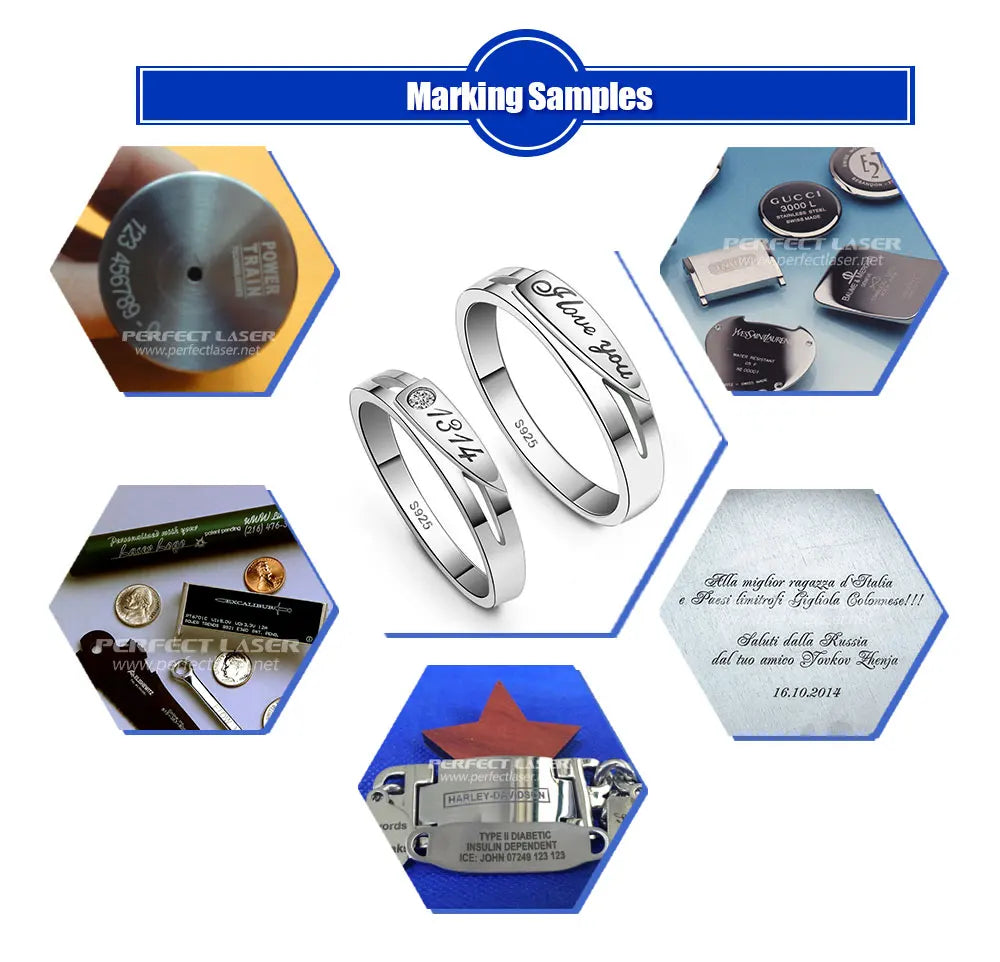 30W Handheld Portable Small Metal Stainless Steel Aluminum Copper Brass Silver Bulb Fiber Laser Marking Marker Machine Price