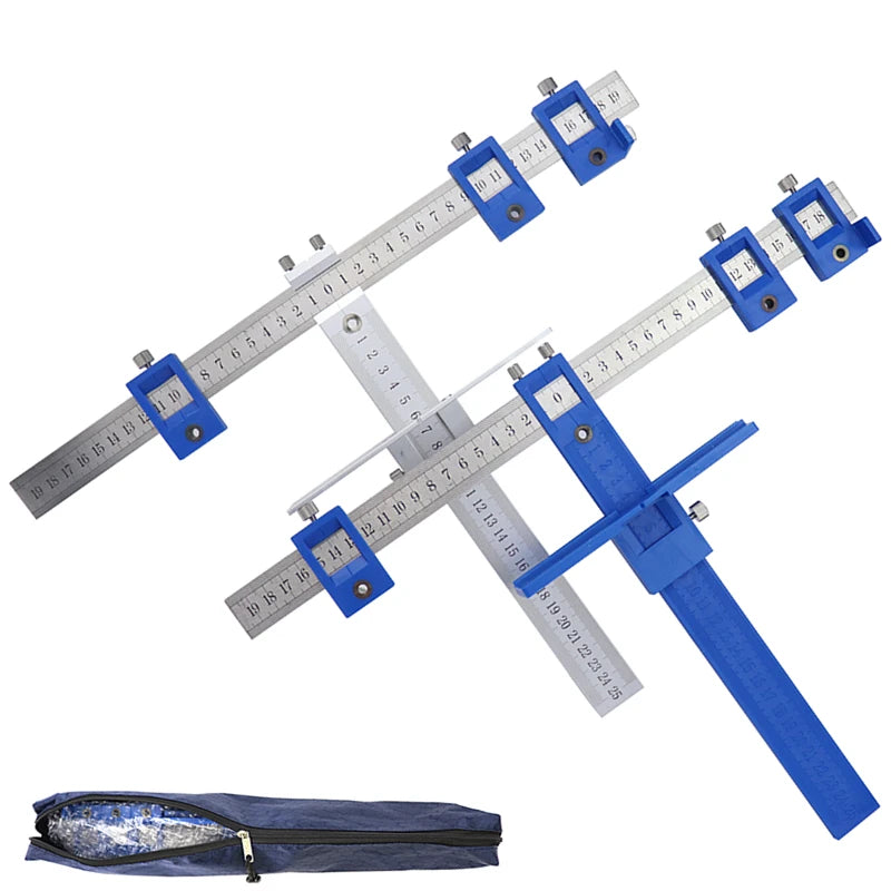 2025 Woodworking Tools Cabinet Hardware Jig Tool - Drill Template Guide for Door and Drawer Handle Installation Tools