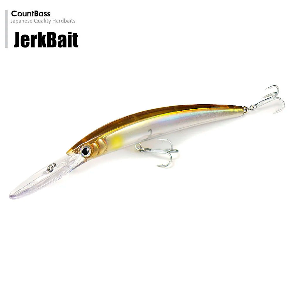 Countbass Floating Minnow 110mm 4-21/64" 15.6g 1/2 oz. Dive 2.5-3m Wobblers Hardbaits Angler's Lure for Fishing