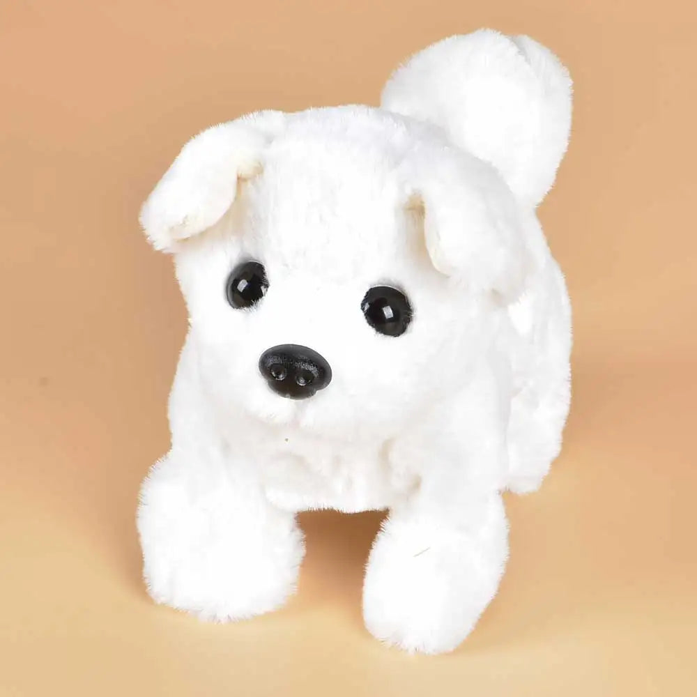 Robot Dog Electronic Dog Plush Puppy Jump Wag Tail Leash Teddy Toys Walk Bark Funny Toys For Children Birthday Gift
