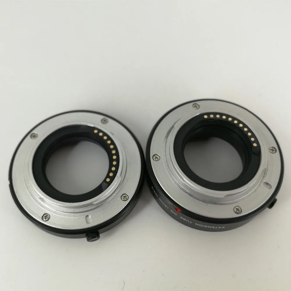 Electronic AF Auto Focus Macro Extension Ring Tube Set for M43 MFT Olympus EP5 EM5 EM1 EM10 Mark II III Panasonic G6 G5 GX7 GX8