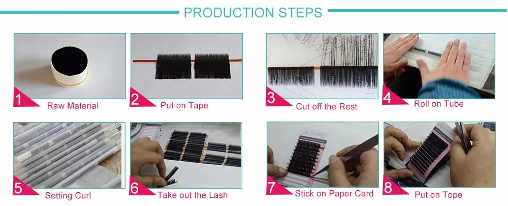 10 trays Qeelasee Flat Ellipse Eyelashes Split Tips Lashes 0.15 0.20 0.25Matte C D CC DD Black Color Super Soft Natural