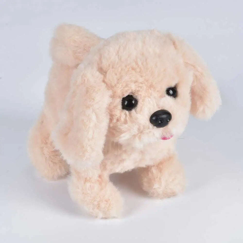 Robot Dog Electronic Dog Plush Puppy Jump Wag Tail Leash Teddy Toys Walk Bark Funny Toys For Children Birthday Gift