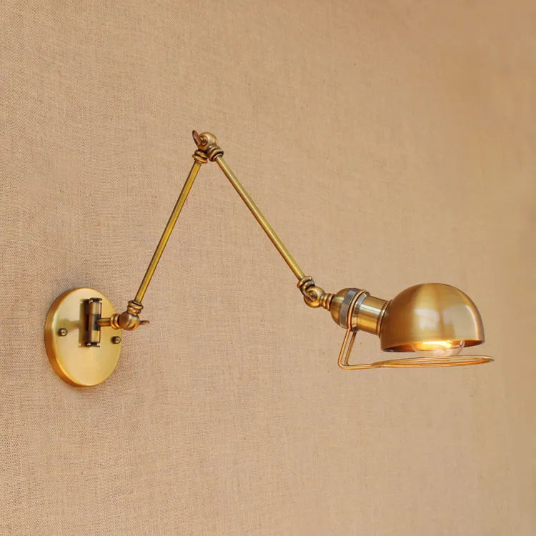Loft Style Retro Wall Light Fixtures Left Right Rotate Adjustable Swing Long Arm Vintage Wall Lamp Edison Sconce Lampara Pared