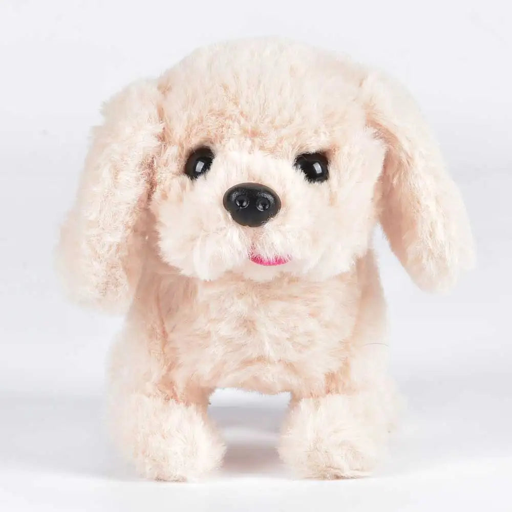 Robot Dog Electronic Dog Plush Puppy Jump Wag Tail Leash Teddy Toys Walk Bark Funny Toys For Children Birthday Gift