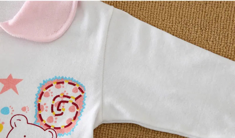 18 Pieces/Set Newborn Baby Set Boy Clothes Four Seasons 100% Cotton Infant Suit Girl Clothes Outfits Pants Kids Clothes Bibs Hat