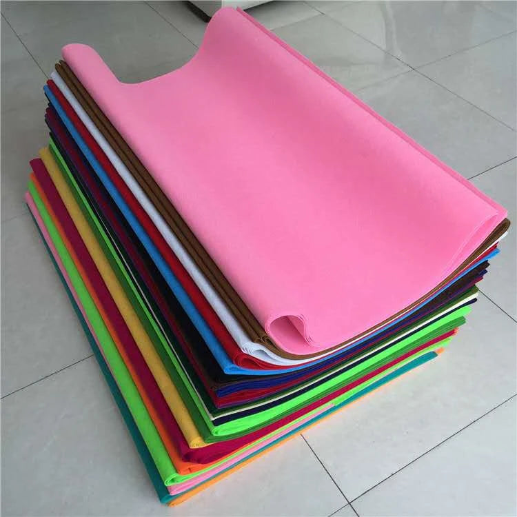 1mm 2mm 3mm 4mm 5mm Non Woven Needle Color Polyester Felt