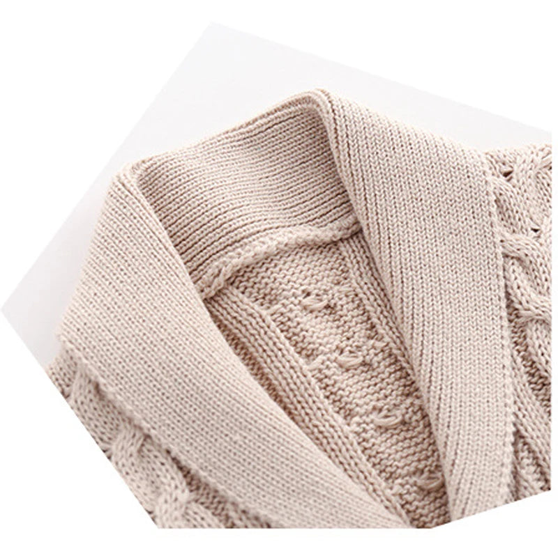 IYEAL Boys Cardigan Sweater Fashion Children Coat Casual Spring Baby School Outfits Kids Sweater Infant Clothes Outerwear 0-24M