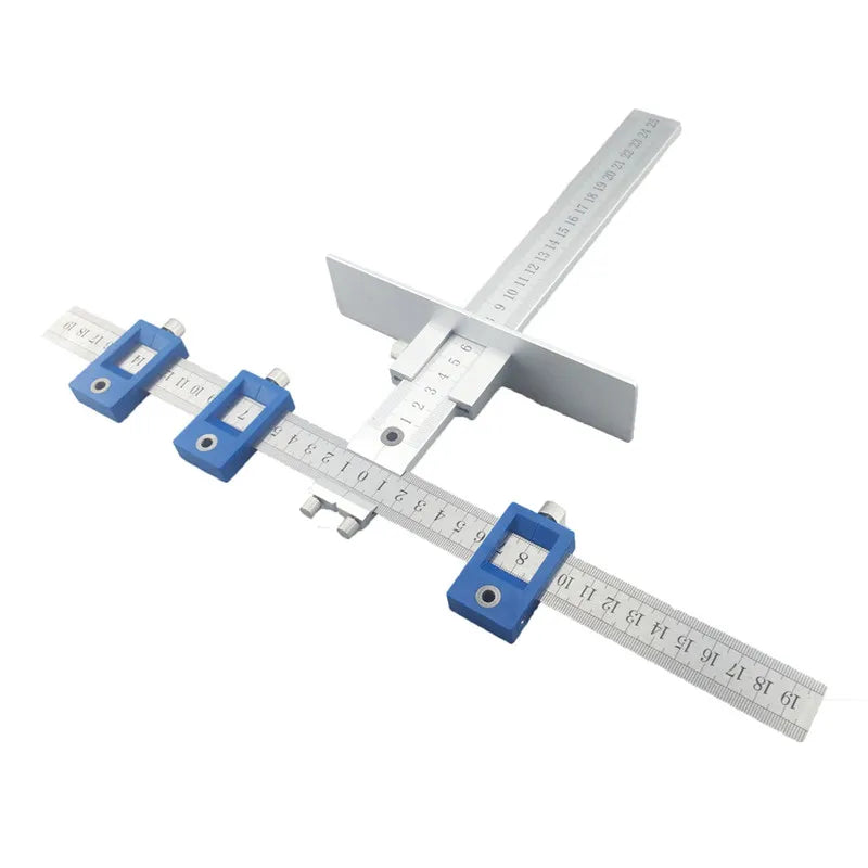 2025 Woodworking Tools Cabinet Hardware Jig Tool - Drill Template Guide for Door and Drawer Handle Installation Tools