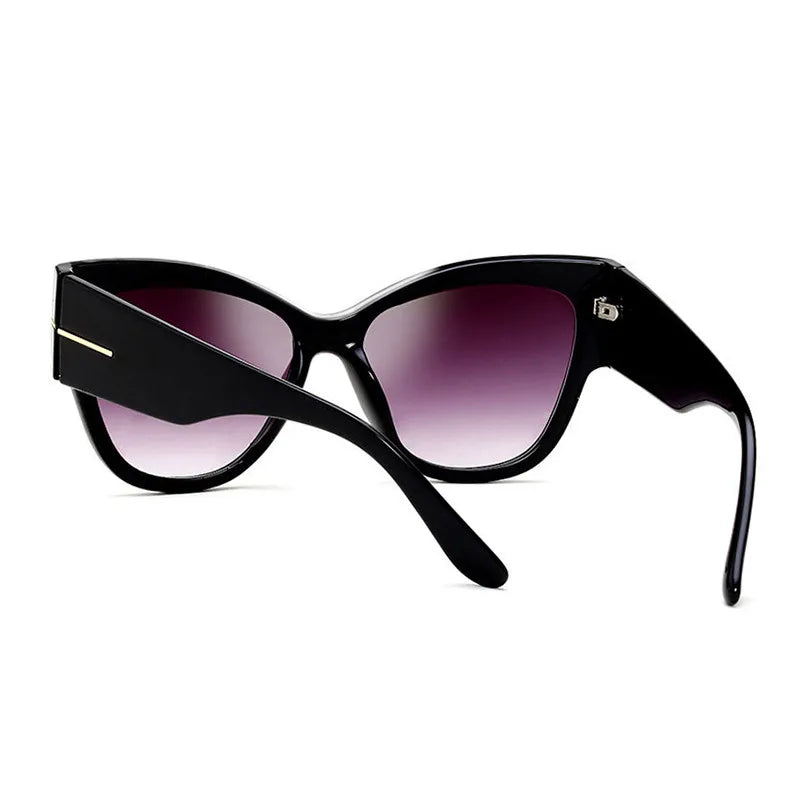 ZXWLYXGX Fashion Cat Eye Sunglasses Women Brand Designer Luxury   Sexy Ladies Gradient Sun Glasses Female  UV400