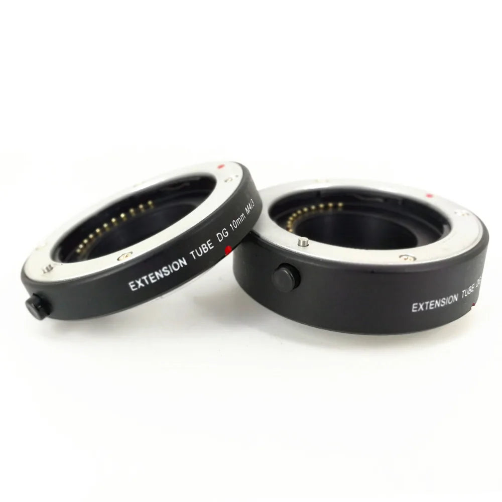 Electronic AF Auto Focus Macro Extension Ring Tube Set for M43 MFT Olympus EP5 EM5 EM1 EM10 Mark II III Panasonic G6 G5 GX7 GX8