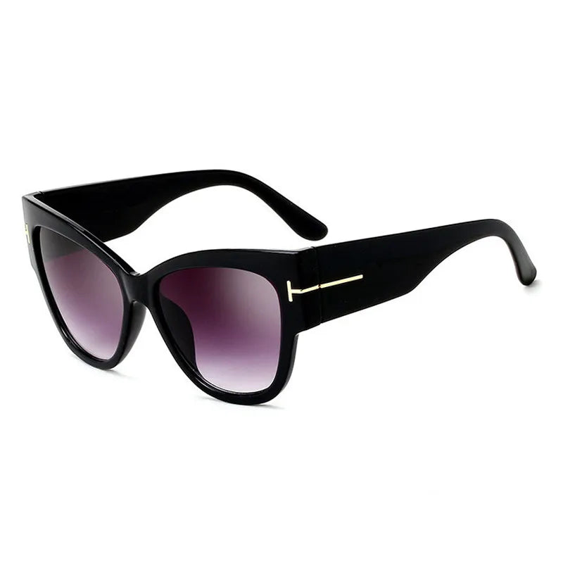 ZXWLYXGX Fashion Cat Eye Sunglasses Women Brand Designer Luxury   Sexy Ladies Gradient Sun Glasses Female  UV400