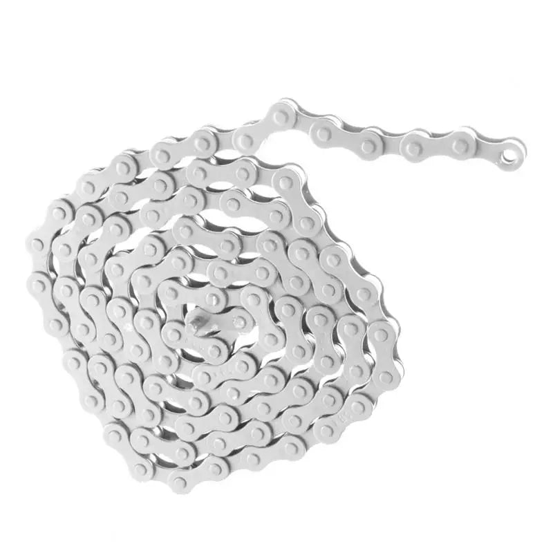 MTB BMX Fixie Road Bike Chain Single Speed Bicycle Chain 1/2' X 1/8' WHITE Color