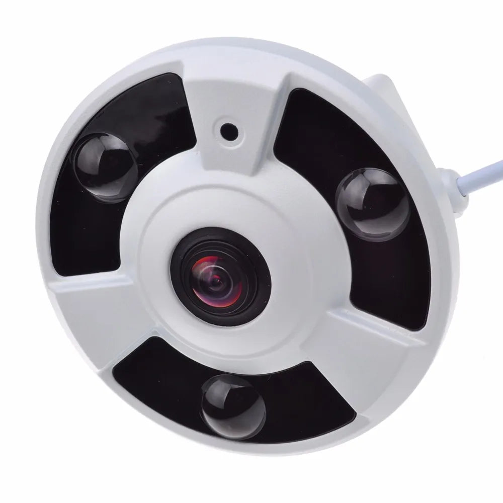 Gadinan Indoor AHD 5MP Camera 1.7mm Lens 360 Degree View Panorama Security Camera FishEye IR 10m Metal