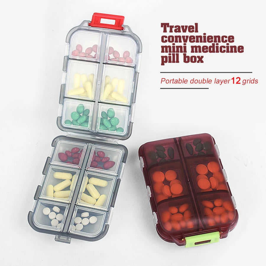 New Travel convenient medicine Pill Box pills dispenser pill Organizer Tablet Pillbox Case Container Drug Divider Drug Boxes