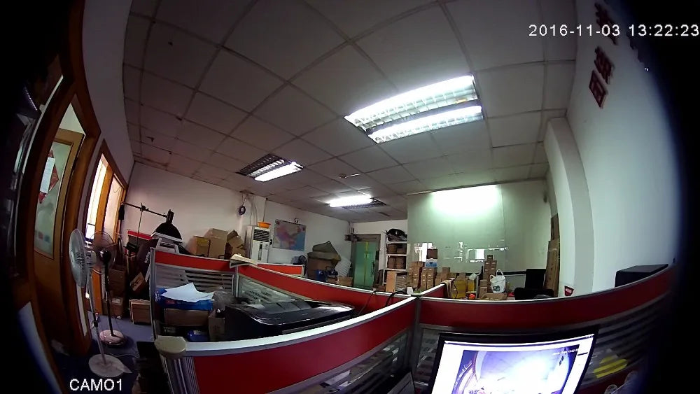 Gadinan Indoor AHD 5MP Camera 1.7mm Lens 360 Degree View Panorama Security Camera FishEye IR 10m Metal