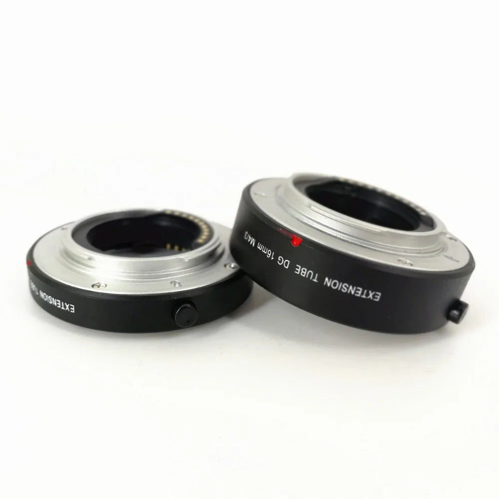 Electronic AF Auto Focus Macro Extension Ring Tube Set for M43 MFT Olympus EP5 EM5 EM1 EM10 Mark II III Panasonic G6 G5 GX7 GX8