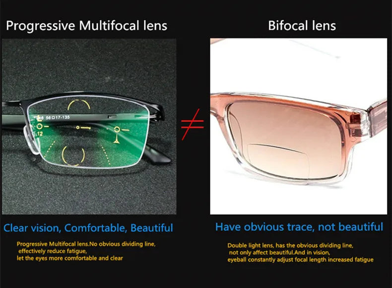 Progressive Multifocal glasses Transition Sunglasses Photochromic Reading Glasses Men Points for Reader Near Far sight diopter