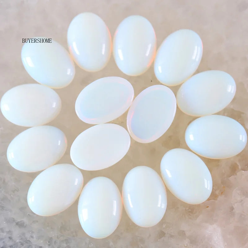 18x13MM Oval Natural Lapis Zoisite Crystal CAB Cabochon For Making Neckalce Pendant Earrings 10Pcs