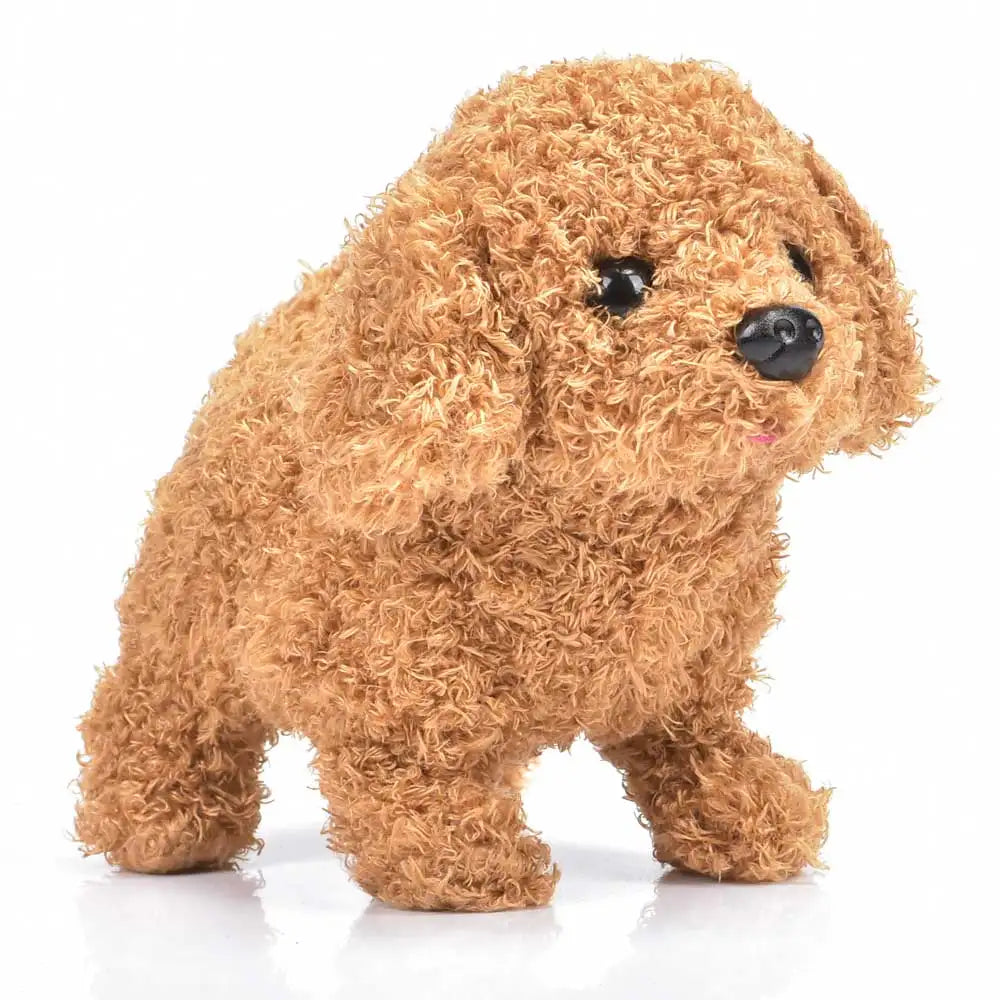 Robot Dog Electronic Dog Plush Puppy Jump Wag Tail Leash Teddy Toys Walk Bark Funny Toys For Children Birthday Gift