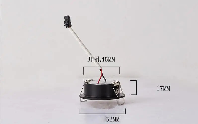 Mini LED ceiling LED spot light lamp dimmable 3W 5W mini LED downlight white,black,silver Minidownlight 110V 220V