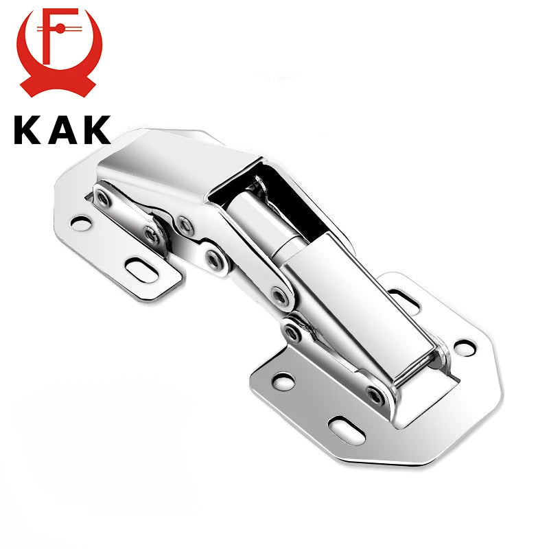 KAK Thicknessed Stainless Steel Magnetic Sliver Door Stop Stopper Holder Catch Floor Fitting With Screw For Family Home Hardware