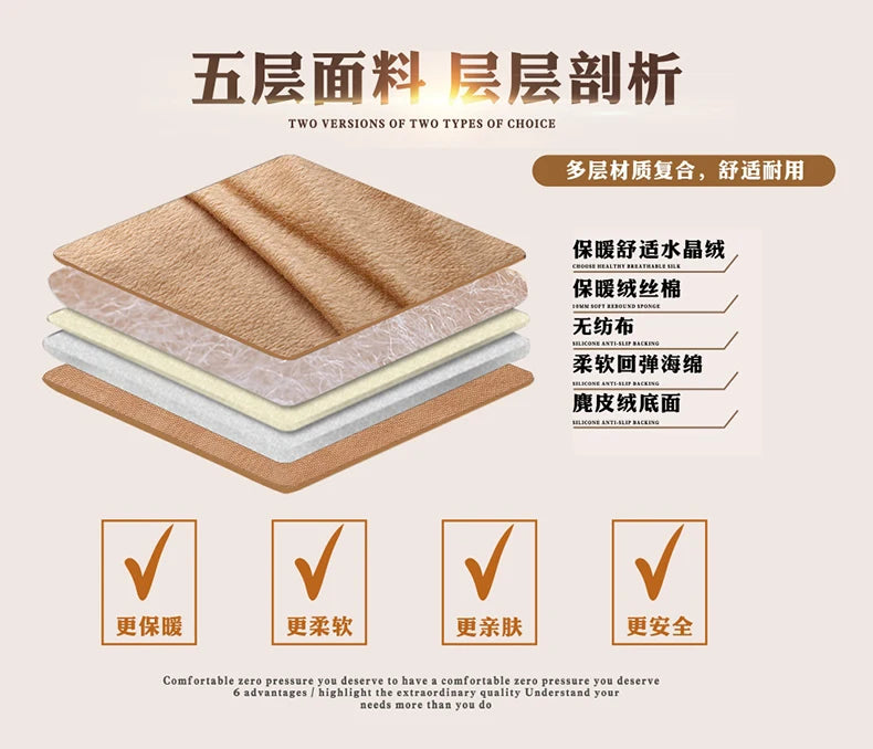 Plush Cotton Car Seat Cover Winter Surrounded Warm Winter Cushion Faux Fur For Seat Protector Mat Car Interior Accessories