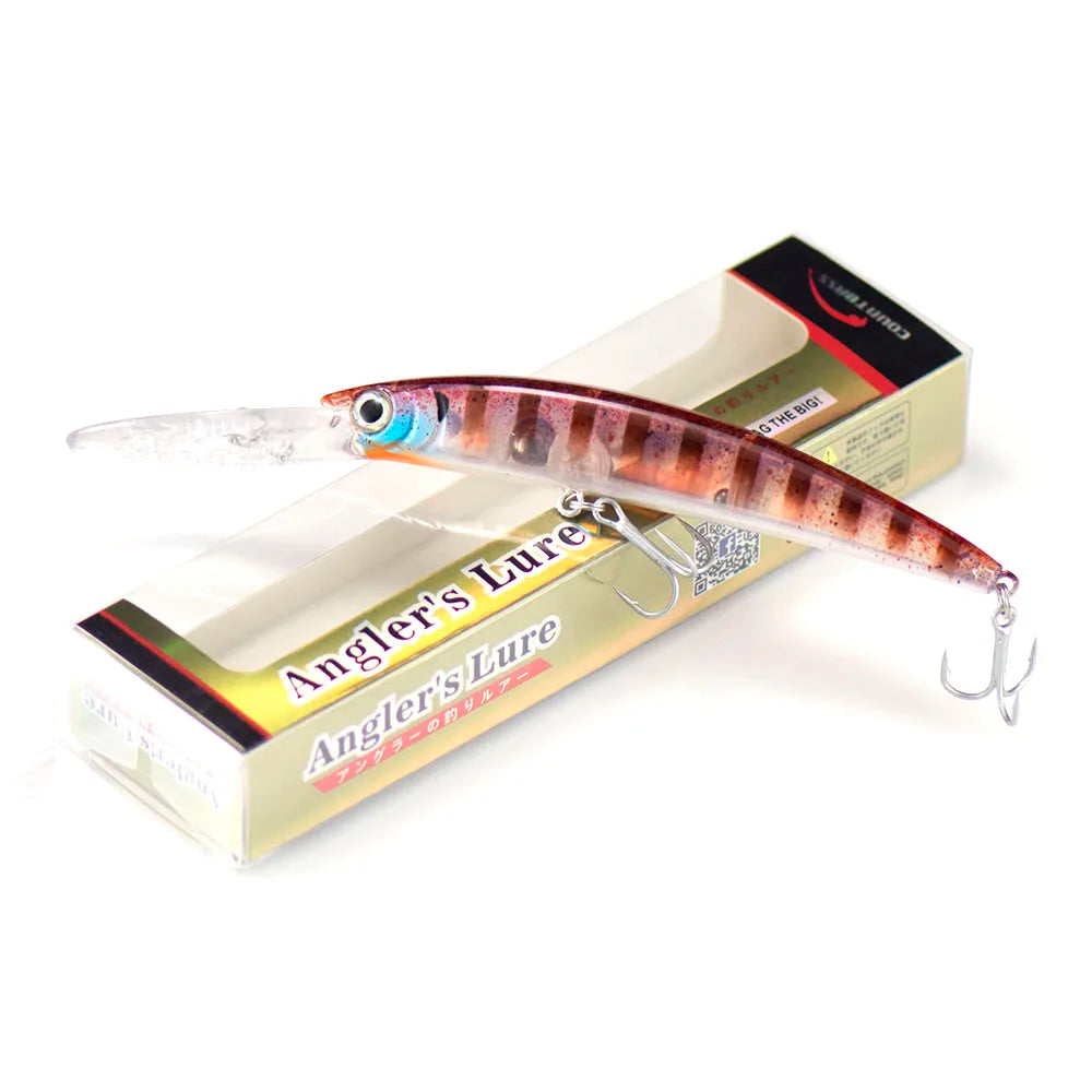 Countbass Floating Minnow 110mm 4-21/64" 15.6g 1/2 oz. Dive 2.5-3m Wobblers Hardbaits Angler's Lure for Fishing