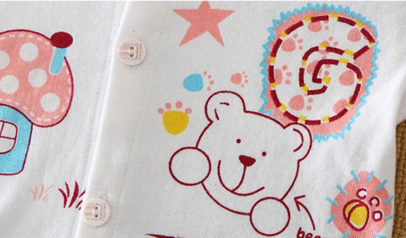 18 Pieces/Set Newborn Baby Set Boy Clothes Four Seasons 100% Cotton Infant Suit Girl Clothes Outfits Pants Kids Clothes Bibs Hat