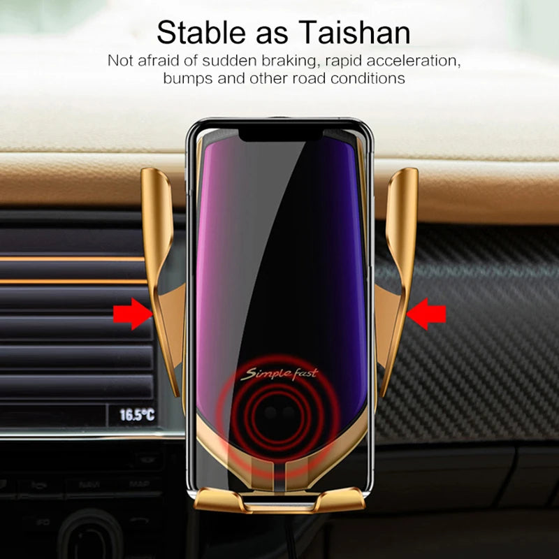 Infrared Wireless Charger Sensing Automatic Clip For Sanmung S9 S10 iphone X XS Max XR 14 12 10W Infrared fast Wireless Chargers