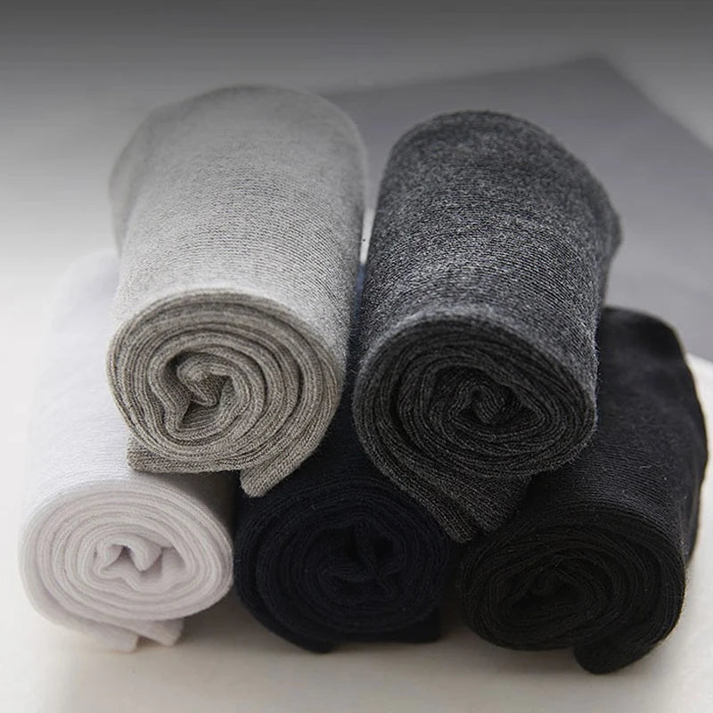 HSS 5pairs/lot High Quality Men Cotton Socks New Casual Business Summer Thin Black Socks Deodorant Breathable Man Long Sock