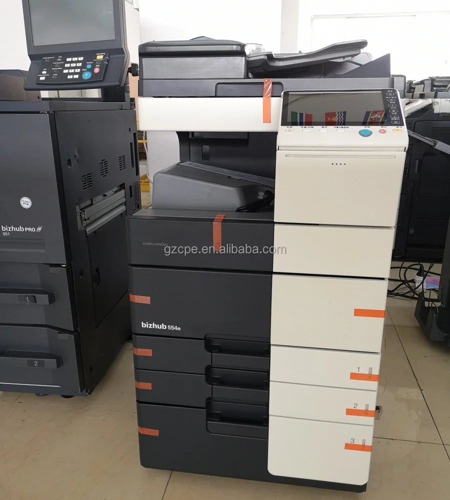 High Quality Used Konica Minolta Bizhub 554/554e Office Photocopier Printers Black & White A3 Max Print Area