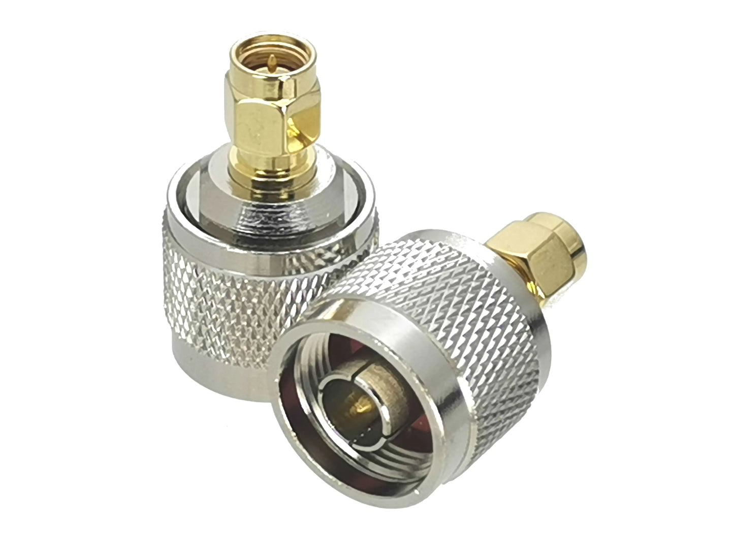 1Pcs SMA to N Male plug & Female jack RF Coaxial Adapter connector Test Converter Brass