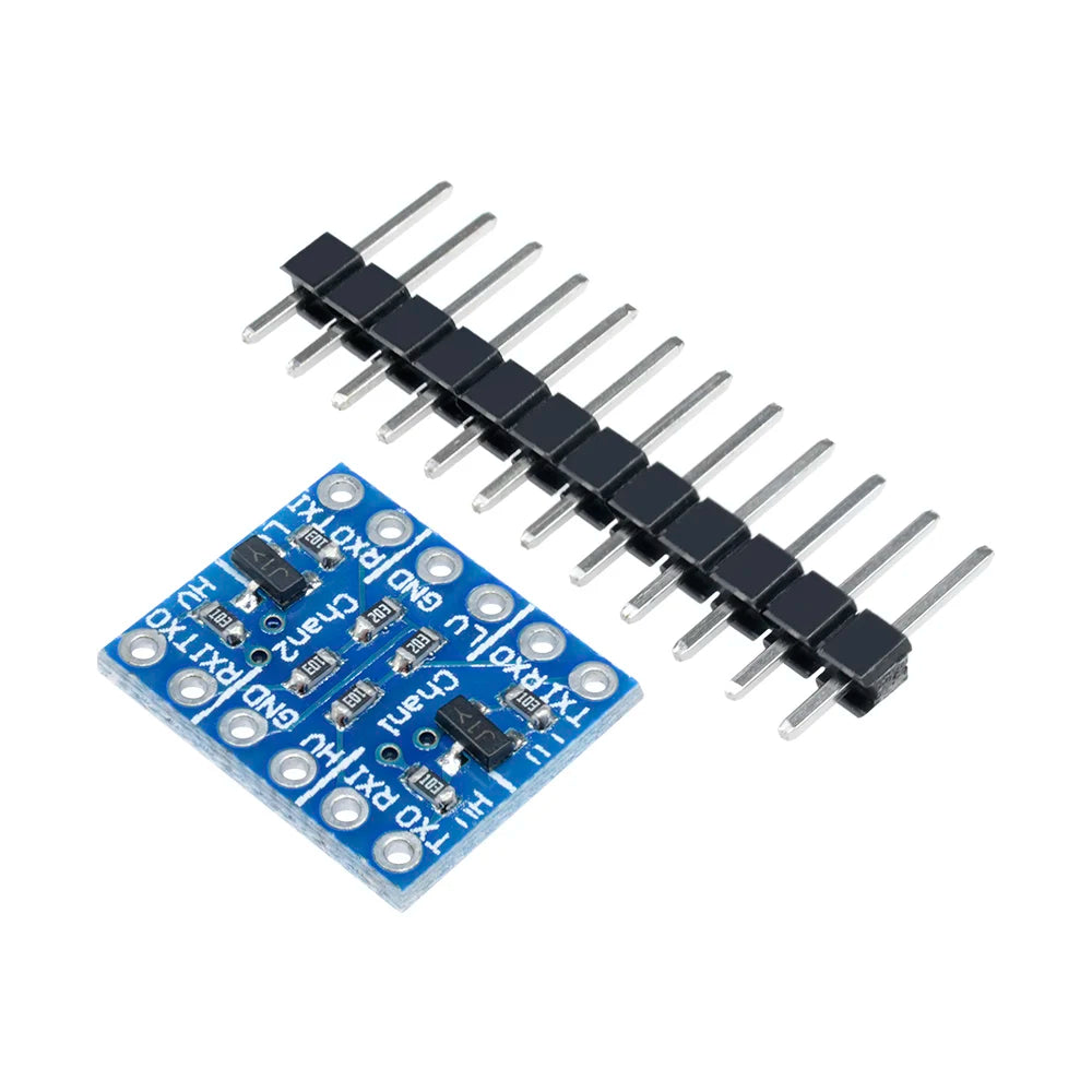 5pcs 2-way Level Conversion Sensor Module IIC I2C UART SPI 3.3V to 5V 5V to 3.3V Logic Level Shifter With Pins