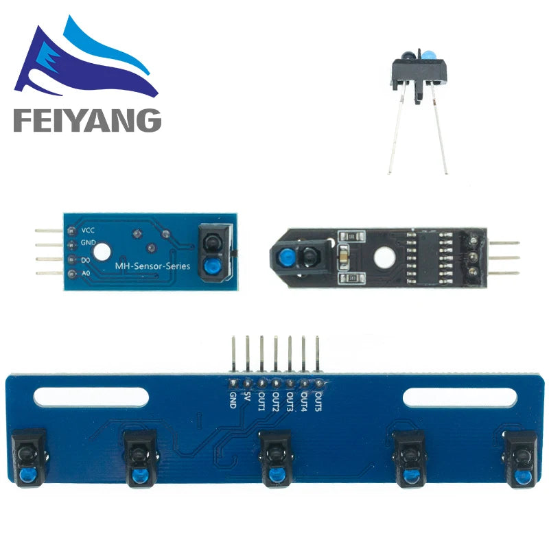 TCRT5000 IR Infrared Line Track Follower Sensor TCRT5000L Obstacle Avoidanc For Arduino AVR ARM PIC DC 5V