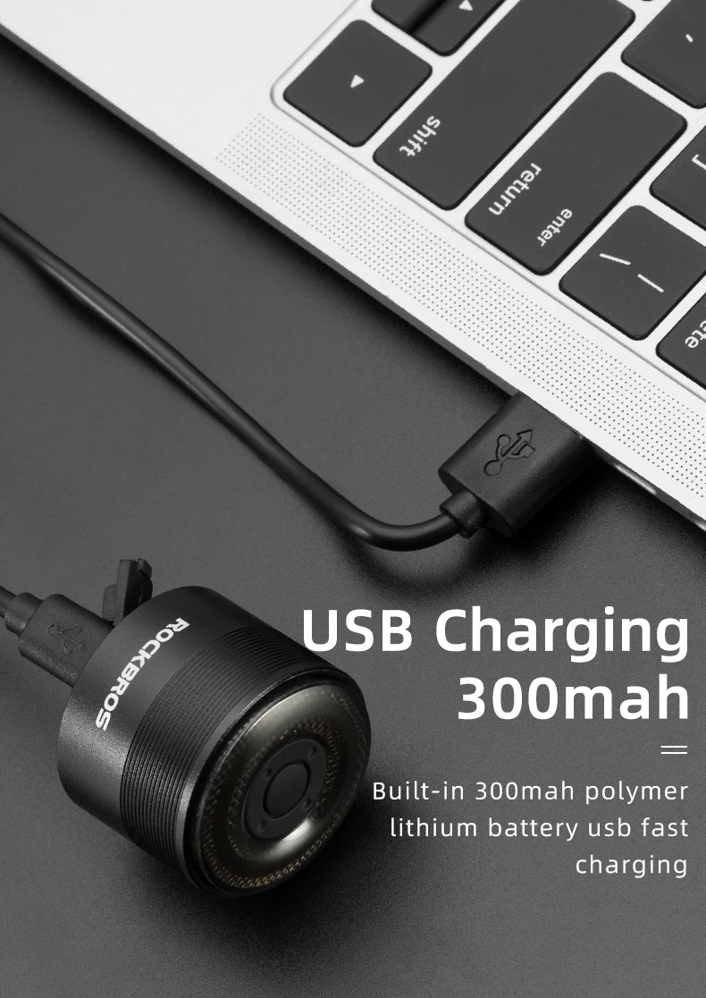 ROCKBROS Bike Light Front Cycling Flashlight 400-1000Lumen Bicycle Headlight 4800mAh LED USB Rechargeable Lamp for MTB Road Bike