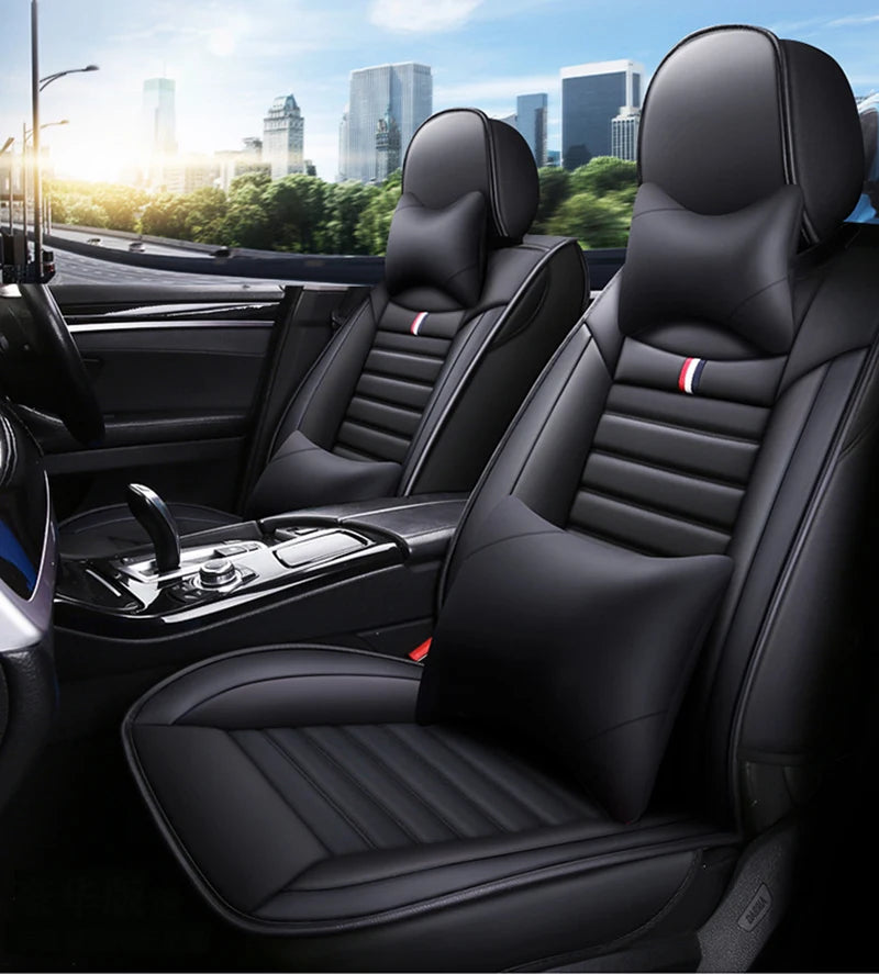 Universal Style Full Coverage Car Seat Cover for Dacia Duster Sandero Renault Clio Fiat Ypsilon Seat Arona Cors Car Accessories