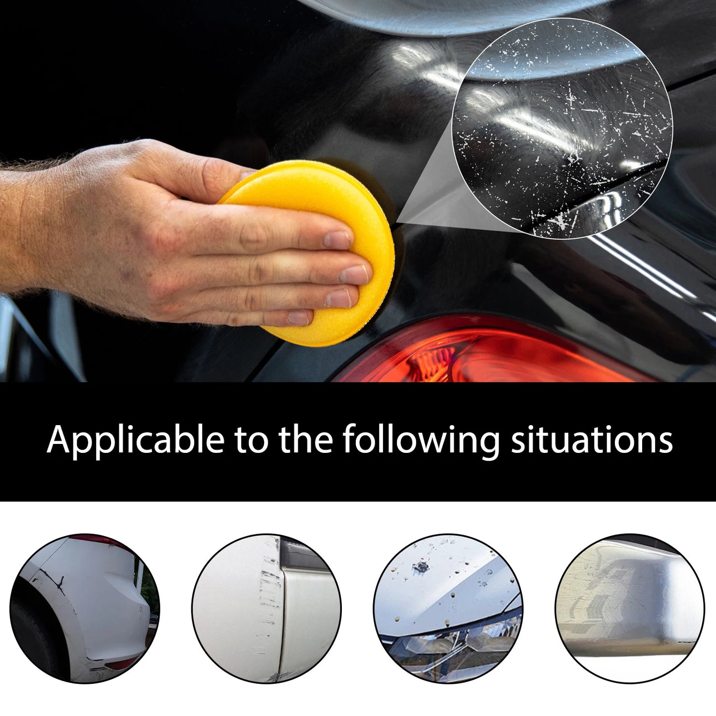 Rayhong Car Scratch Removal Lotion, Automotive Paint Polishing Maintenance Refurbishment Cleaning And Brightening Repair Fluid