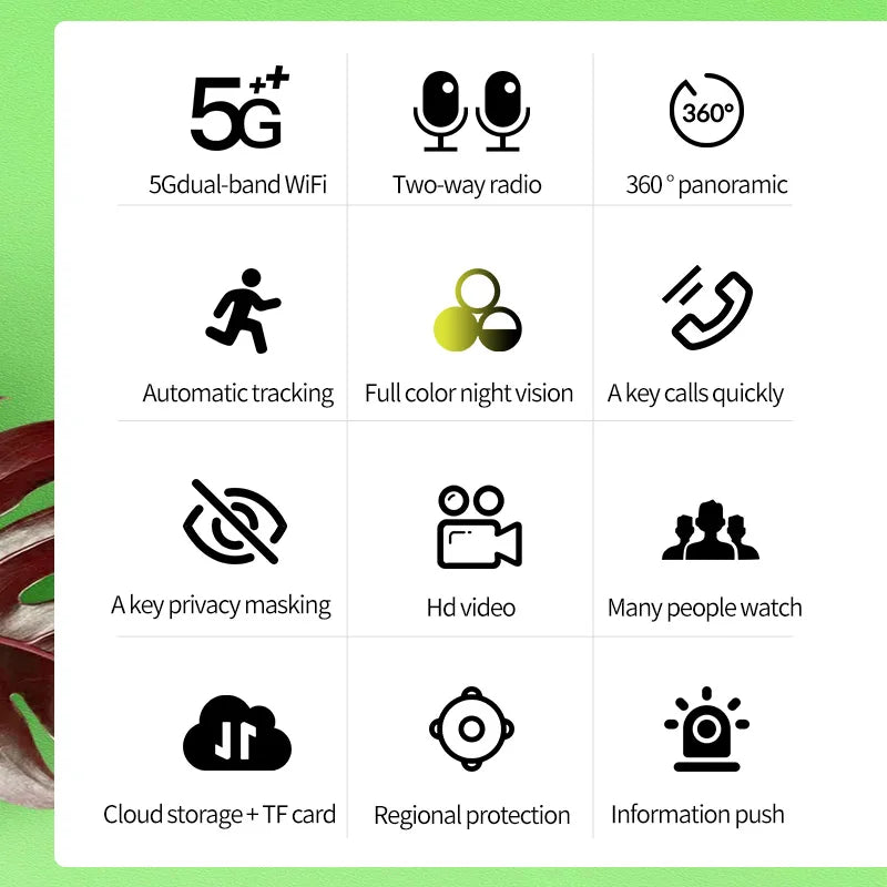 Hot Selling Indoor 2mp Very Small Cctv Camera  WiFi IP Surveillance Cameras with Two Way Audio Baby Monitor Camera