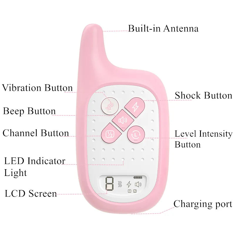 New 500m Waterproof Dog Training Collar Pet Remote Control Rechargeable Shock sound Vibration Dog Collar Remote Controller