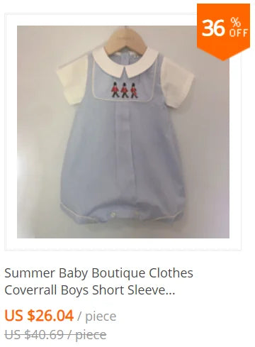 Summer Baby Set Long-sleeved Romper Top Shorts Pure Handmade Embroidered Cartoon Animals High-quality Fabric Physical Texture