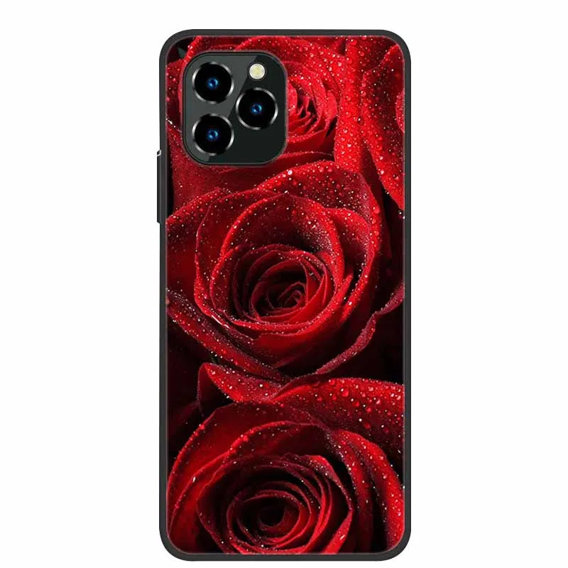 For Oukitel C21 Pro Case Luxury Silicone TPU Soft Cover Phone Case For C 21 pro coque Shockproof Protector Cartoon Capa Funda