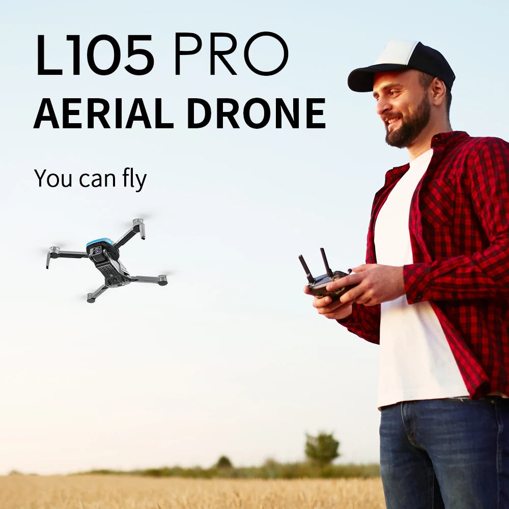 L105 Pro GPS-controlled Brushless 4K High-Definition Automatic Return-to-Home Folding Quadcopter Laser Obstacle Avoidance for