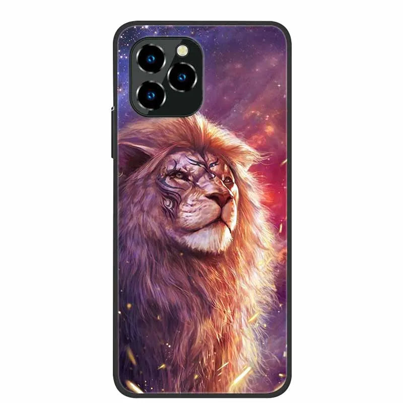 For Oukitel C21 Pro Case Luxury Silicone TPU Soft Cover Phone Case For C 21 pro coque Shockproof Protector Cartoon Capa Funda
