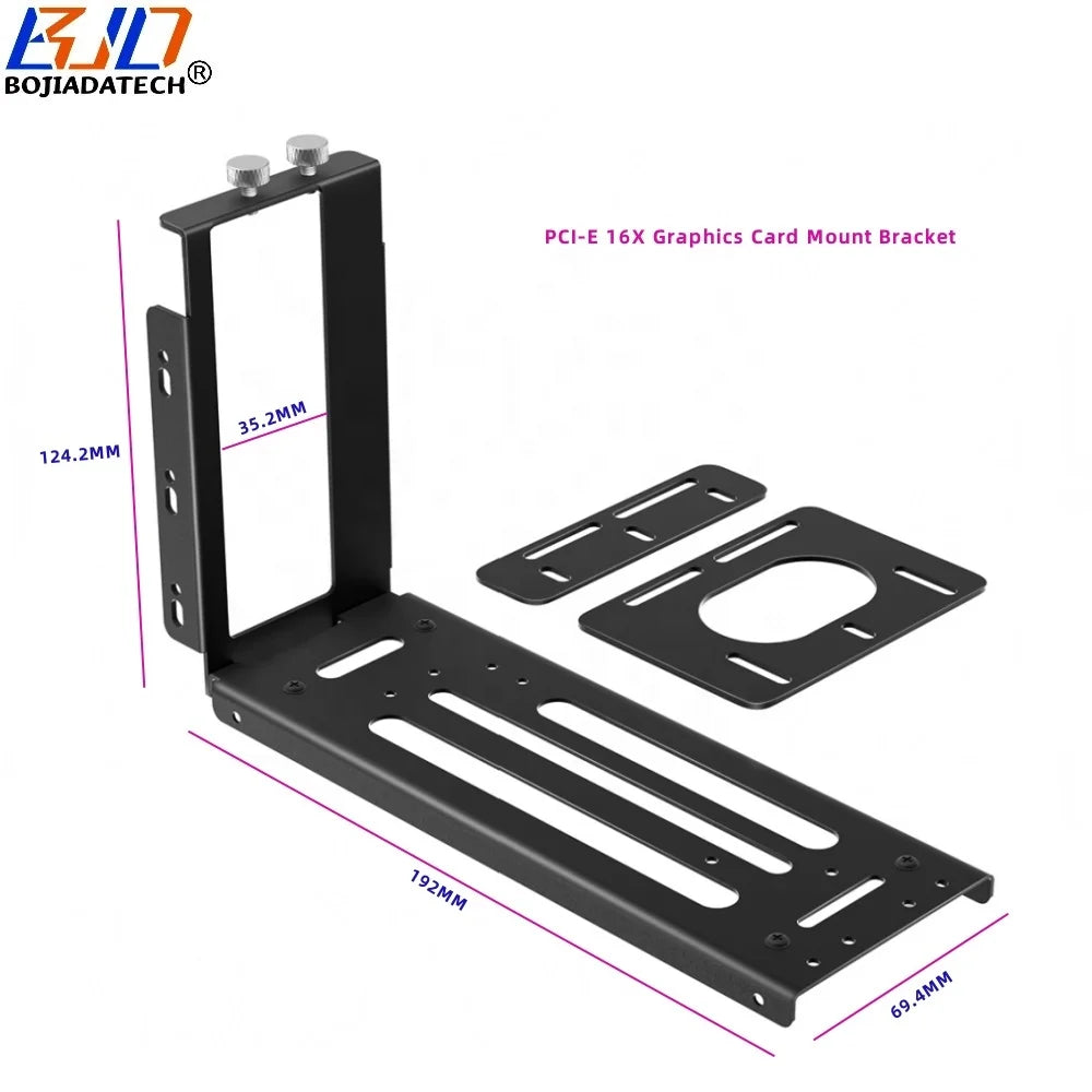 Wholesale PCI Express PCI-E 16X GPU Holder Graphics Card Vertical Mount Bracket Computer Accessories