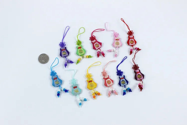 10 Pcs Y2K Bag Charms - Cute Embroidered Butterfly, Fish & Flower Pendants for Keychain, Phone Case Lanyard, Purse Accessory