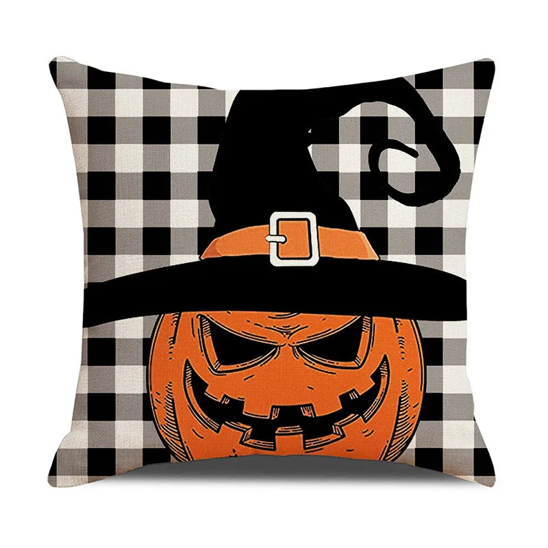 New Arrival Halloween Digital Print Cushion Cover Holiday Home Decoration Pillow Nordic Style Pillow Cover