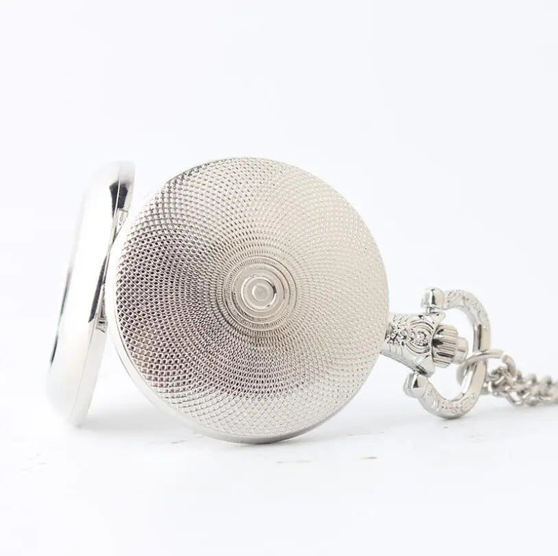 (2201) 12pcs/lot Vintage Pocket Quartz Watch Necklace pendant DIY timer alloy Hip hop punk 4cm promotion wholesale party gift