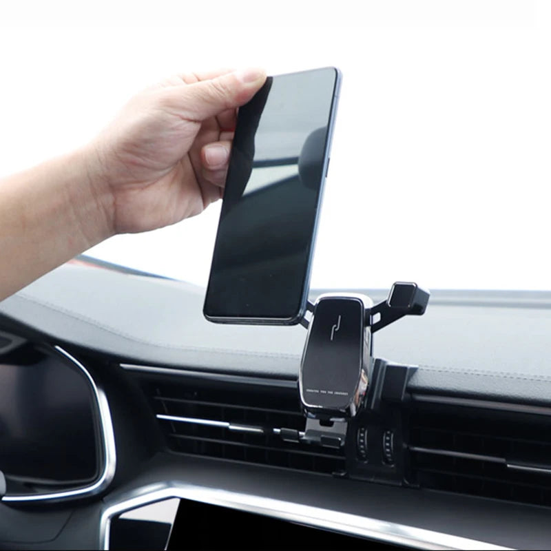 Car Phone Holder Air Vent Mount Clip Clamp Mobile Phone Holder for Audi A6 C8 Accessories 2019 2020 2021 2022